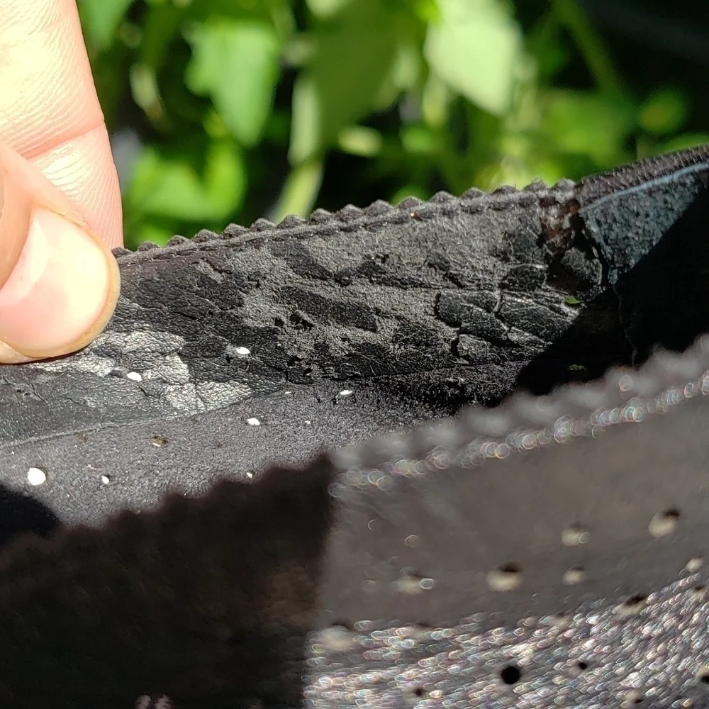 Vaneli Black Perforated Loafers satin bow 9S - Picture 7 of 9